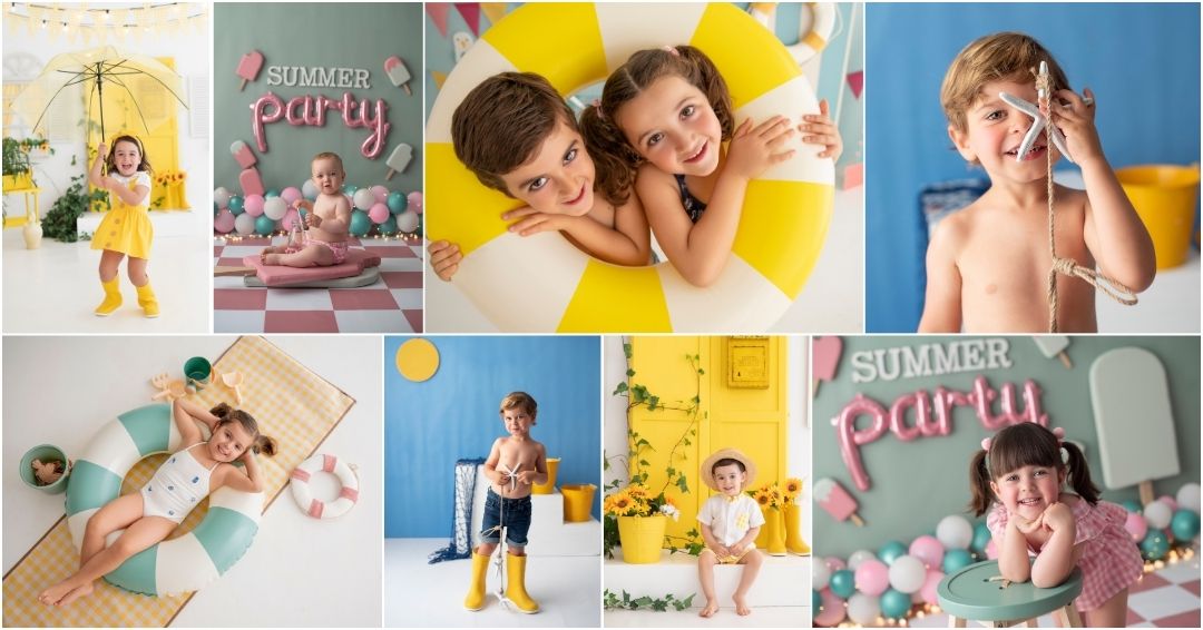 Sesiones fotográficas infantiles de verano en Murcia