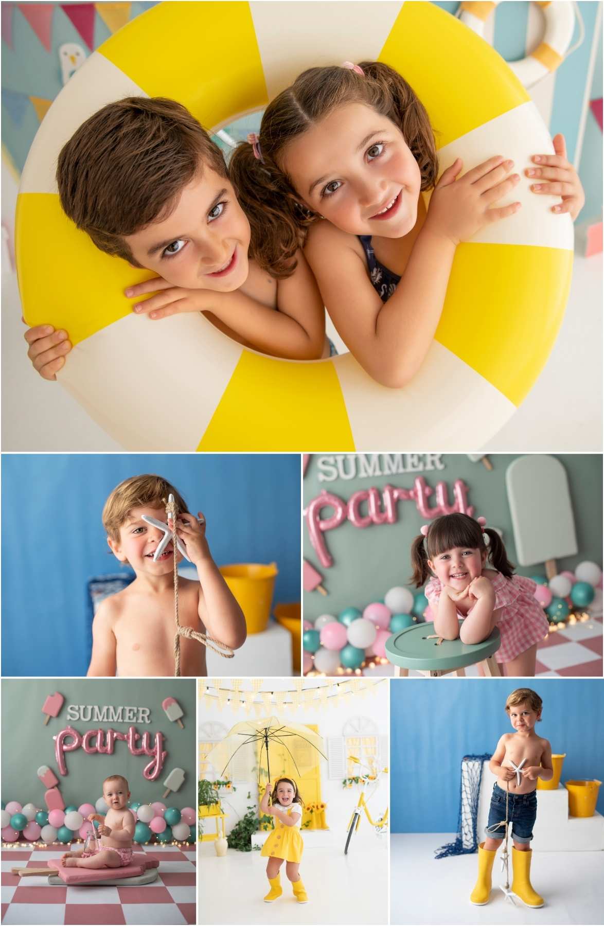Sesiones fotográficas infantiles de verano en Murcia
