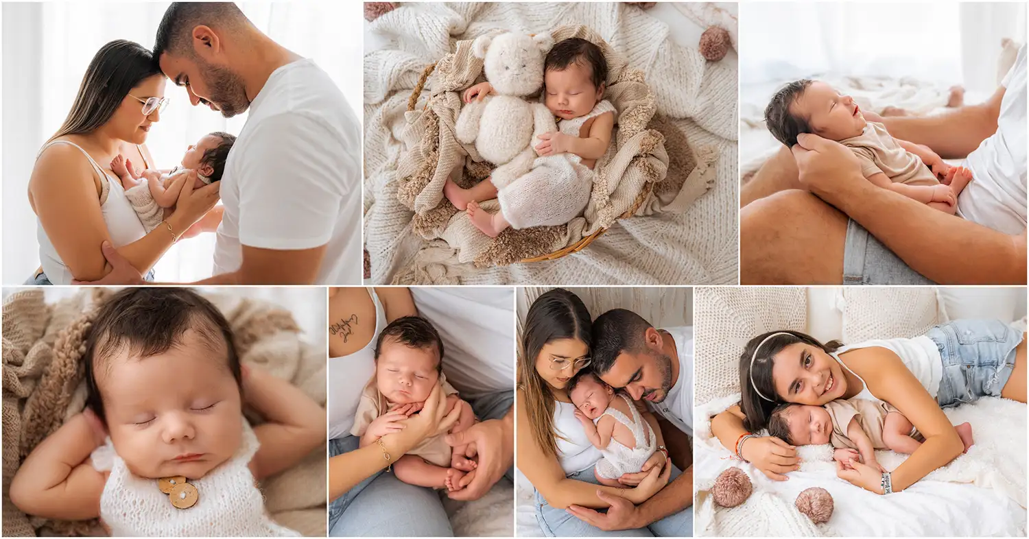 Sesión de fotos de bebé de 0 a 3 meses en Murcia