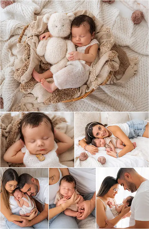 Sesión de fotos de bebé de 0 a 3 meses en Murcia